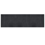 négyszögletű szürke bambusz szőnyeg 60 x 200 cm