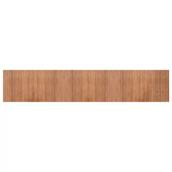 négyszögletű természetes bambusz szőnyeg 60 x 300 cm