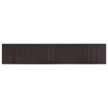 négyszögletű sötétbarna bambusz szőnyeg 60 x 300 cm