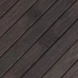 négyszögletű sötétbarna bambusz szőnyeg 60 x 300 cm