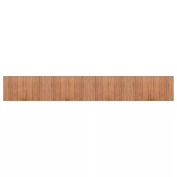 négyszögletű természetes bambusz szőnyeg 60 x 400 cm