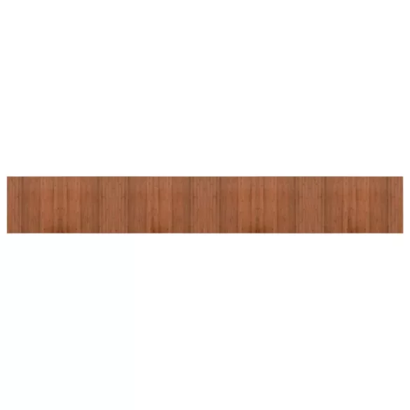 négyszögletű barna bambusz szőnyeg 60 x 400 cm