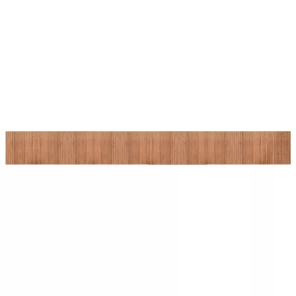 négyszögletű természetes bambusz szőnyeg 60 x 500 cm