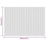 négyszögletű természetes bambusz szőnyeg 70 x 100 cm