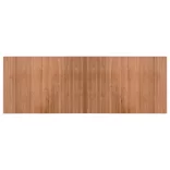 négyszögletű természetes bambusz szőnyeg 70 x 200 cm