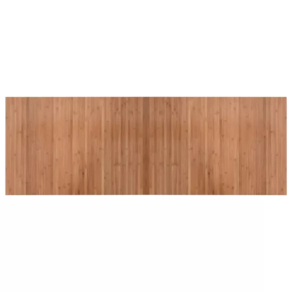 négyszögletű természetes bambusz szőnyeg 70 x 200 cm