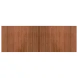 négyszögletű barna bambusz szőnyeg 70 x 200 cm