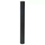 négyszögletű fekete bambusz szőnyeg 70 x 300 cm