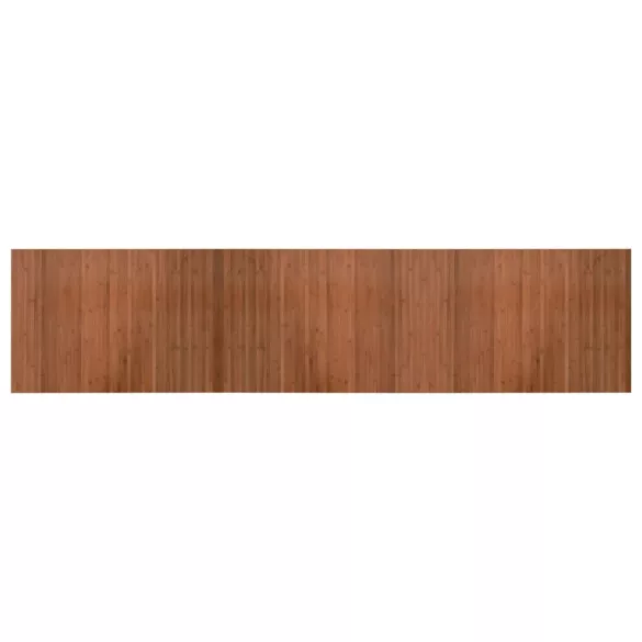 négyszögletű barna bambusz szőnyeg 70 x 300 cm