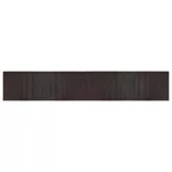 négyszögletű sötétbarna bambusz szőnyeg 70 x 400 cm