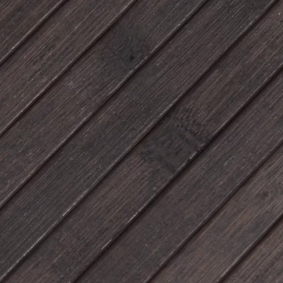 négyszögletű sötétbarna bambusz szőnyeg 70 x 400 cm