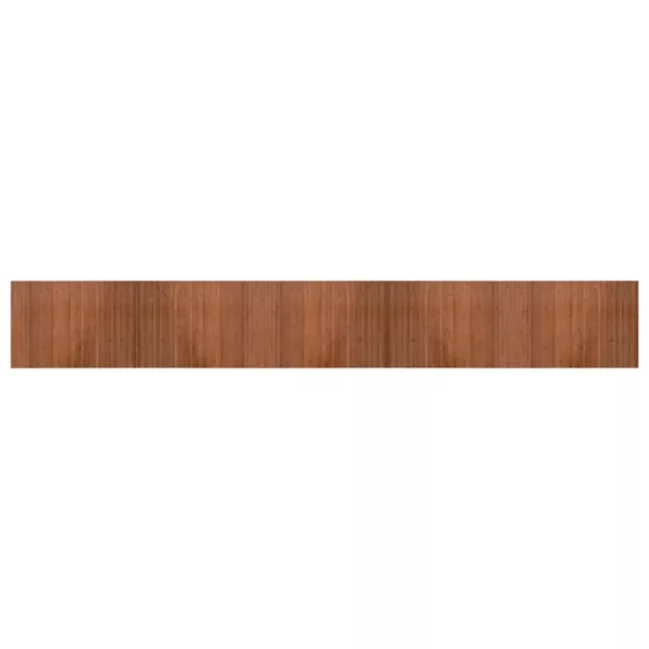 négyszögletű barna bambusz szőnyeg 70 x 500 cm