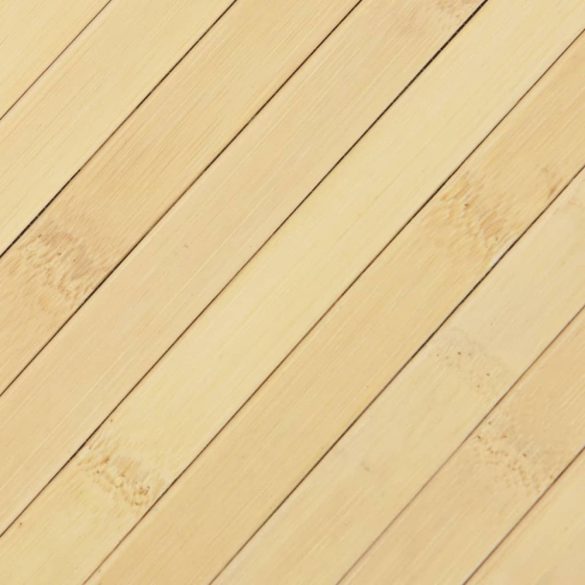 négyszögletű világos természetes bambusz szőnyeg 70 x 500 cm