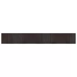 négyszögletű sötétbarna bambusz szőnyeg 70 x 500 cm