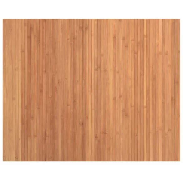 négyszögletű természetes bambusz szőnyeg 80 x 100 cm