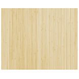 négyszögletű világos természetes bambusz szőnyeg 80 x 100 cm