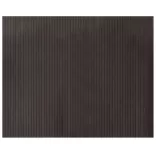 négyszögletű sötétbarna bambusz szőnyeg 80 x 100 cm