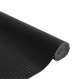 négyszögletű fekete bambusz szőnyeg 80 x 200 cm