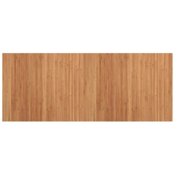négyszögletű természetes bambusz szőnyeg 80 x 200 cm