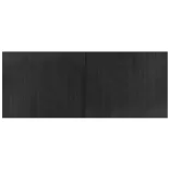 négyszögletű szürke bambusz szőnyeg 80 x 200 cm