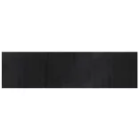 négyszögletű fekete bambusz szőnyeg 80 x 300 cm