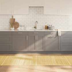   négyszögletű világos természetes bambusz szőnyeg 80 x 300 cm