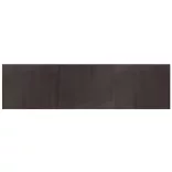 négyszögletű sötétbarna bambusz szőnyeg 80 x 300 cm