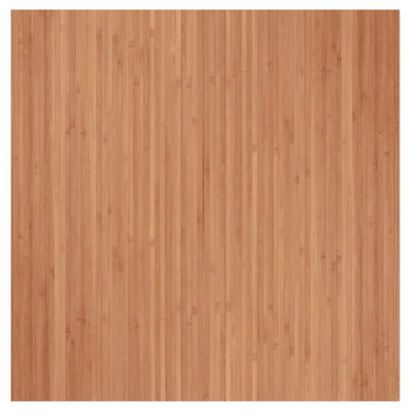 négyszögletű természetes bambusz szőnyeg 100 x 100 cm