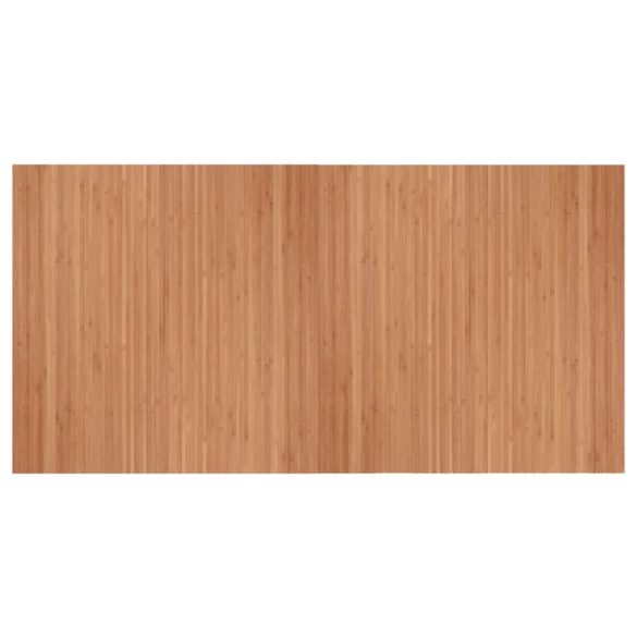 négyszögletű természetes bambusz szőnyeg 100 x 200 cm