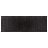 négyszögletű sötétbarna bambusz szőnyeg 100 x 300 cm