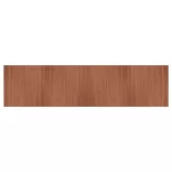 négyszögletű barna bambusz szőnyeg 100 x 400 cm