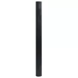 négyszögletű fekete bambusz szőnyeg 100 x 500 cm