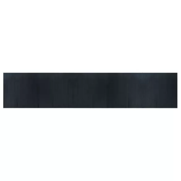 négyszögletű szürke bambusz szőnyeg 100 x 500 cm