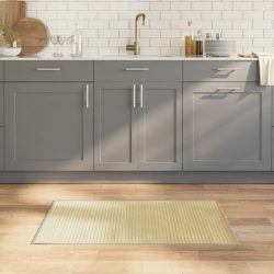   négyszögletű világos természetes bambusz szőnyeg 60 x 100 cm