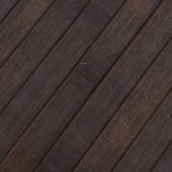 négyszögletű sötétbarna bambusz szőnyeg 60 x 100 cm