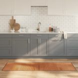 négyszögletű természetes bambusz szőnyeg 60 x 200 cm