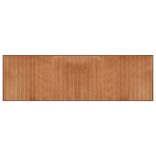 négyszögletű természetes bambusz szőnyeg 60 x 200 cm