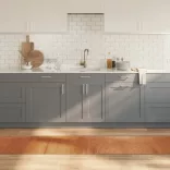 négyszögletű természetes bambusz szőnyeg 60 x 300 cm