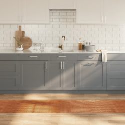 négyszögletű természetes bambusz szőnyeg 60 x 300 cm