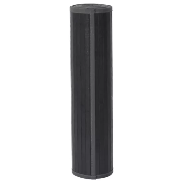 négyszögletű szürke bambusz szőnyeg 60 x 300 cm