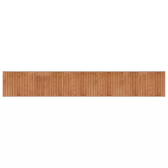 négyszögletű természetes bambusz szőnyeg 60 x 400 cm