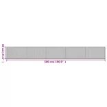 négyszögletű barna bambusz szőnyeg 60 x 500 cm