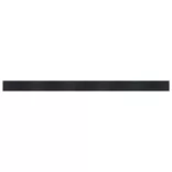 négyszögletű fekete bambusz szőnyeg 60 x 1000 cm