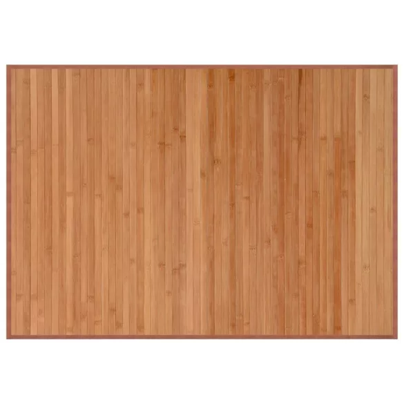 négyszögletű természetes bambusz szőnyeg 70 x 100 cm