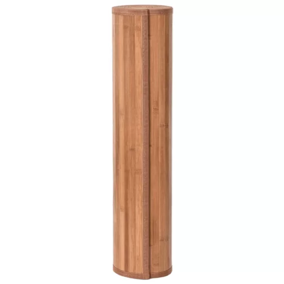 négyszögletű természetes bambusz szőnyeg 70 x 100 cm