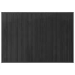 négyszögletű szürke bambusz szőnyeg 70 x 100 cm