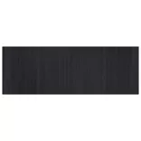négyszögletű fekete bambusz szőnyeg 70 x 200 cm