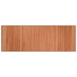 négyszögletű barna bambusz szőnyeg 70 x 200 cm