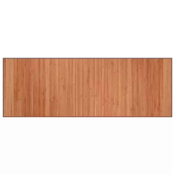 négyszögletű barna bambusz szőnyeg 70 x 200 cm