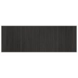 négyszögletű szürke bambusz szőnyeg 70 x 200 cm